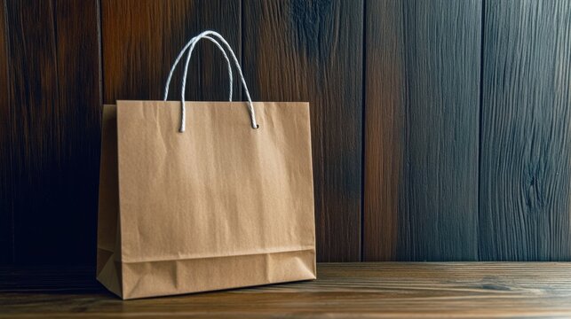 lifestyle shopping display with textured bag, warm light, everyday scene, balanced design, comfortable banner inspired by nature