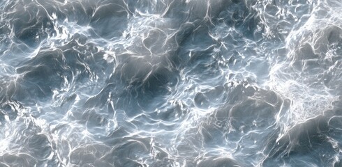 Fototapeta premium Shimmering ocean surface, dappled sunlight dances on waves