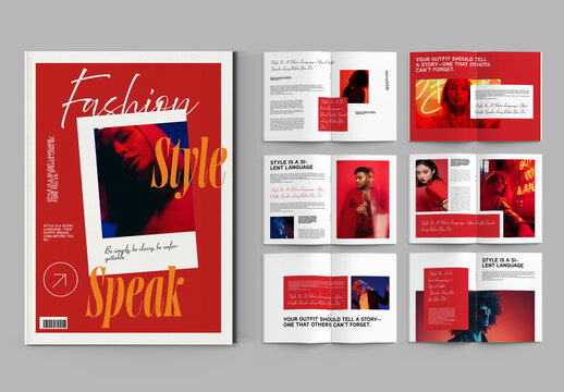 Style Speak Magazine Template