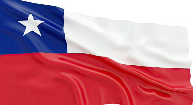 Waving Flag of Chile