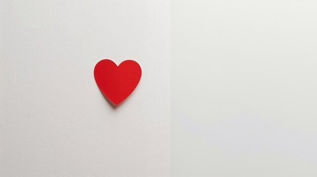 Red hears background, paper cut romantic concept, top view. Beautiful cute hearts flat lay composition. Valentines Day greeting card concept. Mothers Day anniversary design