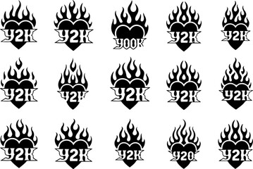 Mystical Floral Woman Tattoo Art Set