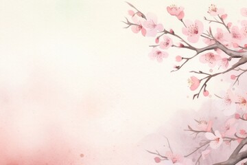 Fototapeta premium Peach blossom backgrounds flower plant.