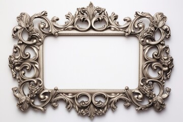 Valentines silver frame backgrounds rectangle photo.