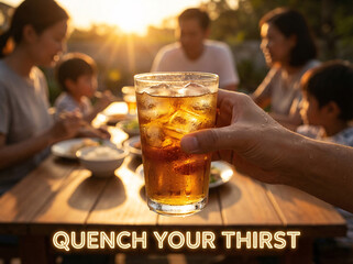 Ramadan Iftar Dates Tea Traditional Break Fast Muslim Family Gathering Drinks Islamic Food