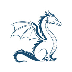 Obraz premium black dragon tattoo