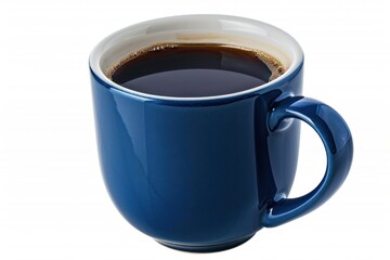 Fototapeta premium Blue coffee mug with coffee