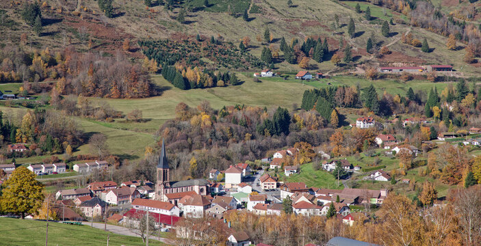 le village de st Maurice sur Moselle