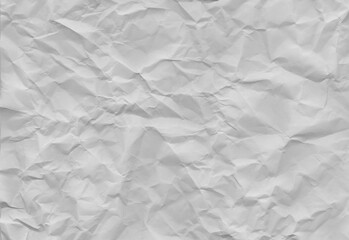 Obraz premium Paper background texture crumple wrinkle white pattern, torn newspaper abstract rough vintage wall parchment crease scrapbook coraboard, wrinkled aged crushed crumpled.