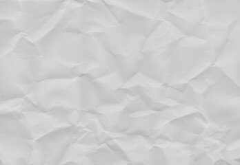 Obraz premium Paper background texture crumple wrinkle white pattern, torn newspaper abstract rough vintage wall parchment crease scrapbook coraboard, wrinkled aged crushed crumpled.