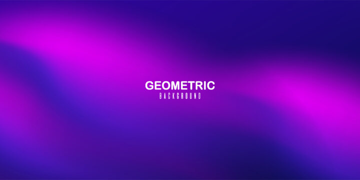 Futuristic dark abstract background with vibrant violet and pink glowing waves on a deep navy backdrop. Suit for banner, web, brochure, pamflet and presentation