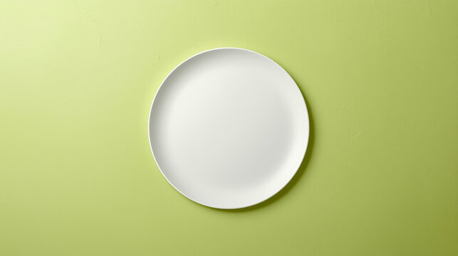 Minimalist design featuring a textured lime-green background with a prominent soft edged white circle at the center. The composition showcases subtle grain and a paper like quality.
