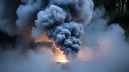 smoke from the fire image background