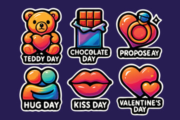 Fototapeta premium Sweet Moments From Hug To Valentine day