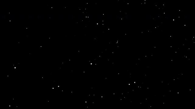 Flying dust rain or snow overlay animation with alpha channel