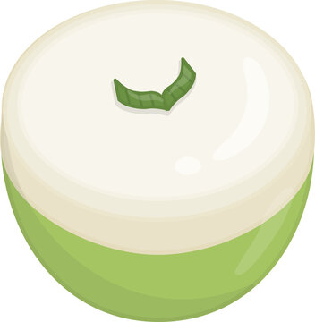 Indonesian Food Kue Talam Illustration