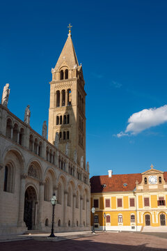 P&eacute;cs Cathedral (St. Peter and St. Paul's Cathedral), a magnificent example of Romanesque and Neo-Romanesque architecture in the heart of P&eacute;cs, Hungary.