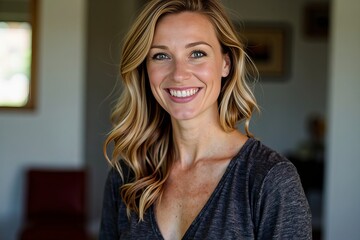 Obraz premium Photo Series: A Woman's Journey with Colitis - Strength and Resilience Through Daily Struggles and Triumphs