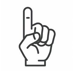 Fototapeta premium Business hand pointing illustration vector simple.