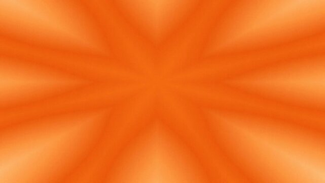 Warm Orange Abstract Pattern Radiating Smoothly from a Central Point