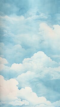 Chinese art style cloud backgrounds painting pattern.