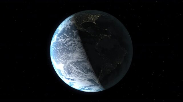 Location and map of Uruguay on the surface of the earth at night.