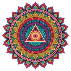 Abstract vector background with ornament