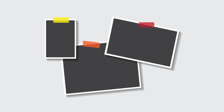 Pictures or photos frame collage comics page grid layout abstract photo frames