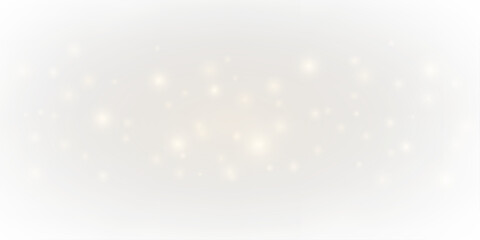 Soft floating gold dust sparkles lightly, creating a warm shimmering atmosphere. Tiny particles drift smoothly across the scene. Perfect for luxury and festive backgrounds. PNG © Romstock