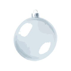 White Christmas Ornament Ball Decoration.