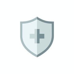 Obraz premium Medical Shield Protection Icon