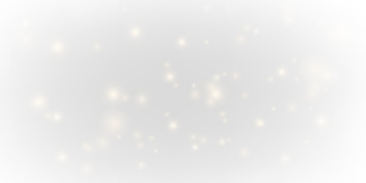 A soft cloud of golden dust floats gently, scattering tiny shimmering particles and creating a warm radiant glow. PNG