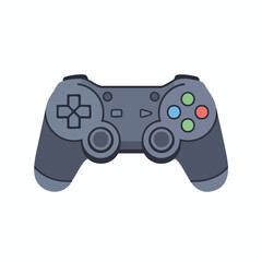 Modern gamepad icon for digital entertainment