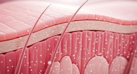 Pink fabric texture with water droplets close-up minimalistic soft background