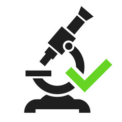 Lab tested and approved vector icon