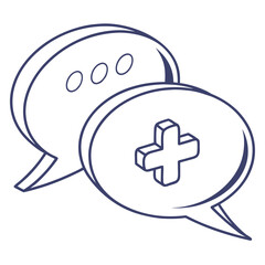 Obraz premium Medical conversation