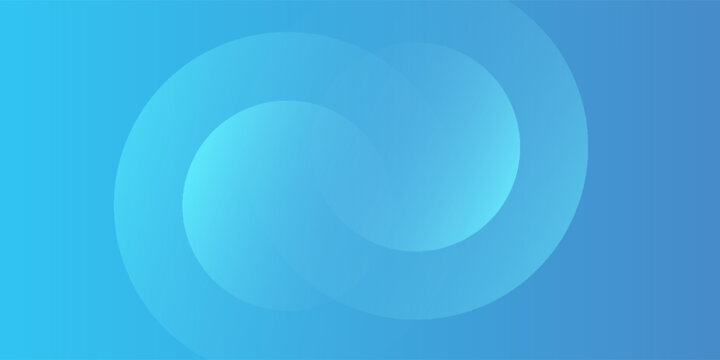 Abstract background blue with dynamic circle shape elements. Trendy and modern geometric gradient background. Vector Illustration