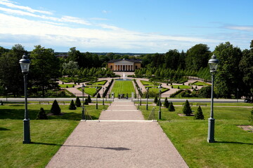 Barockgarten Garten Universit Uppsala Gesehen