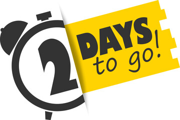 Countdown image with 2 days to go