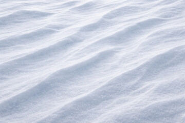 Obraz premium Detailed Wind-Shaped Snow Texture with Soft Winter Ridges
