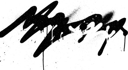 Graffiti Art Style Spray Paint Word Art. © plustration