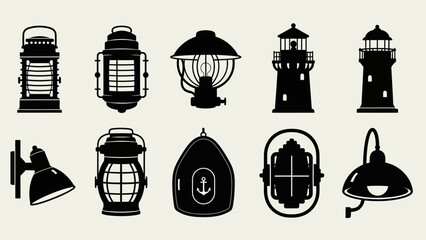 Collection of various lantern light fixtures 1. © ahmad