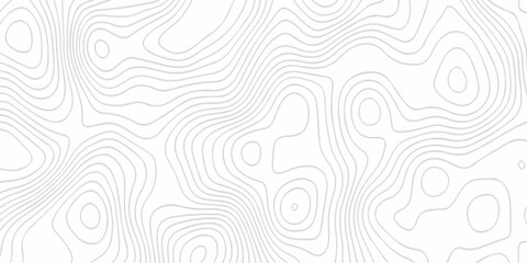 Black and white lines seamless Topographic map patterns, topography line map. Vintage outdoors style. The stylized height of the topographic map contour in lines and contours isolated on transparent.