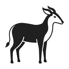 Fototapeta premium Serow simple thin line art vector illustration