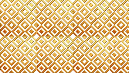 Golden diamond pattern on white background for luxury designs