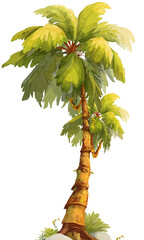 tropical palm tree