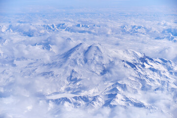 Caucasus Mount Elbrus With Snow