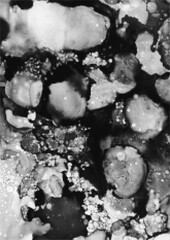 Large vector halftone liquid ink wash texture with a transparent background