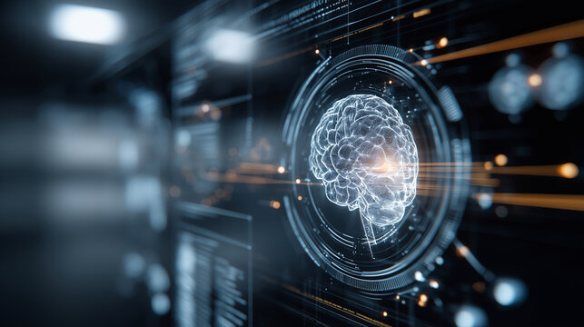 A modern visualization representing explainable AI and transparent machine learning decision processes.