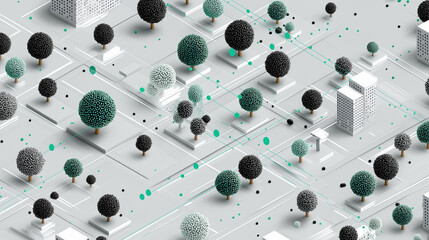 An educational visualization showing KNN algorithms used for classification and regression.